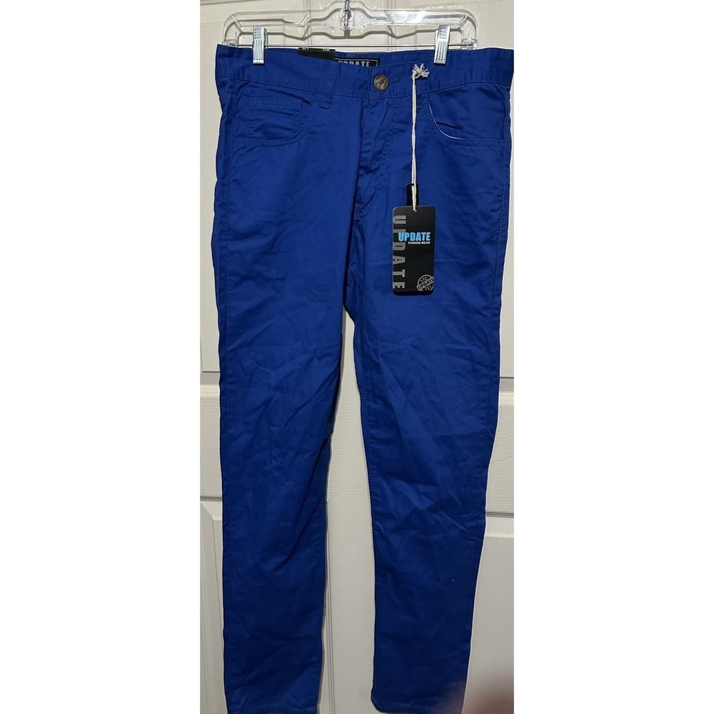 Men's Update Fashion Wear Blue Chino Pants. Size 33" X 30"